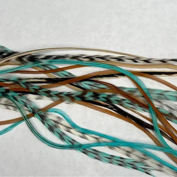 Bead In Hair Feather Extensions - Picture 3 of 4